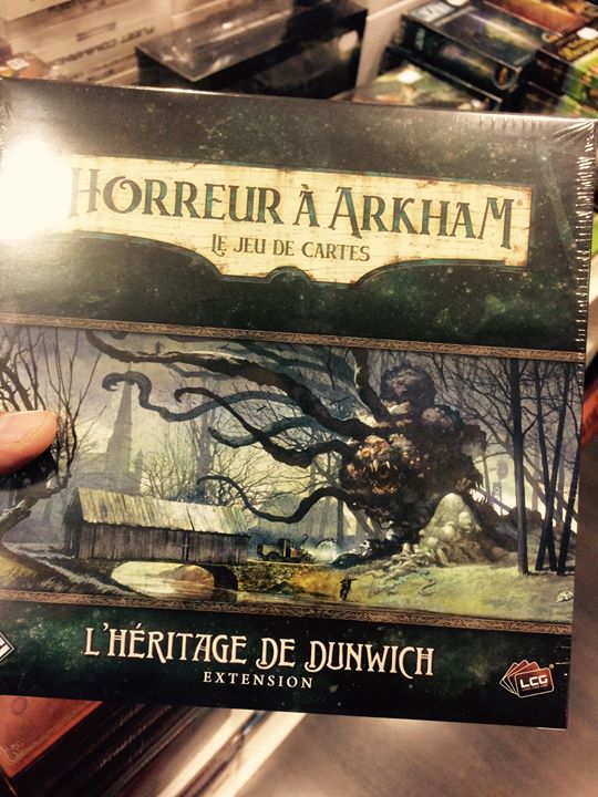 Le retour de “L’Héritage de Dunwich” pour le Jeu de cartes Horreur à Arkham!!!