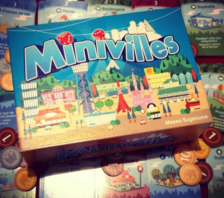 Petit zoom sur Miniville, un jeu simple, beau et intuitif. Lancez les dés, résolvez…
