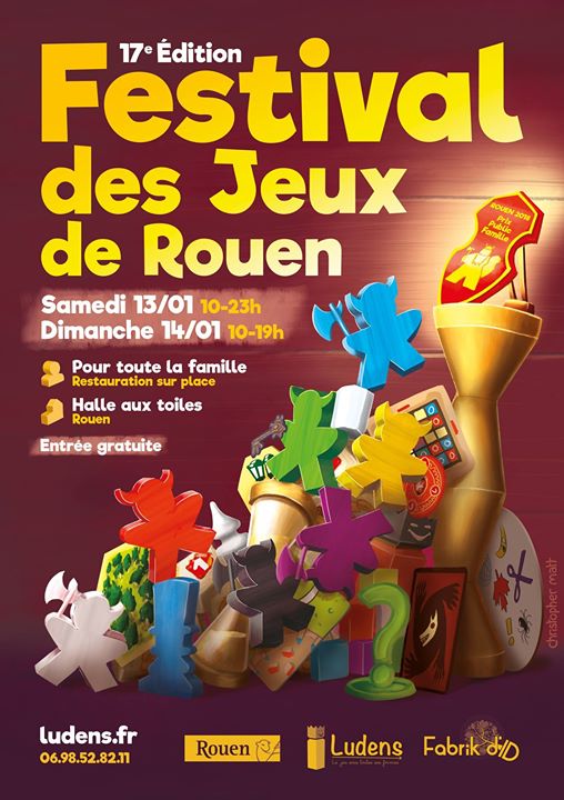 Le Festival des Jeux de Rouen approche à grand pas ! Et vous pourrez…