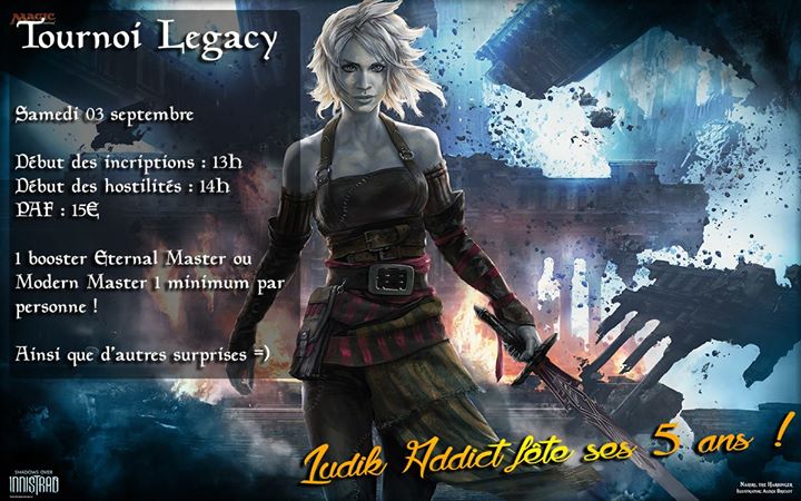 On continue les événements anniversaire avec le tournoi Legacy !