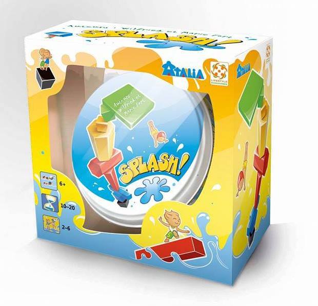 SPLASH & TACTIC ELASTIC, 2 petits jeux d’ambiance bien sympas, distribués par ATALIA