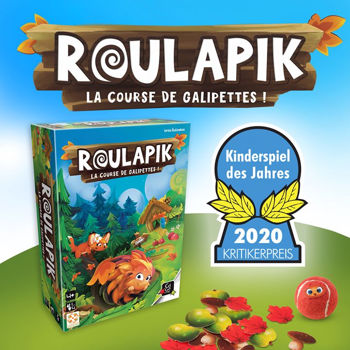 Bravo à Roulapik qui a remporté les KinderSpiel des Jahres 2020. On aime beaucoup…